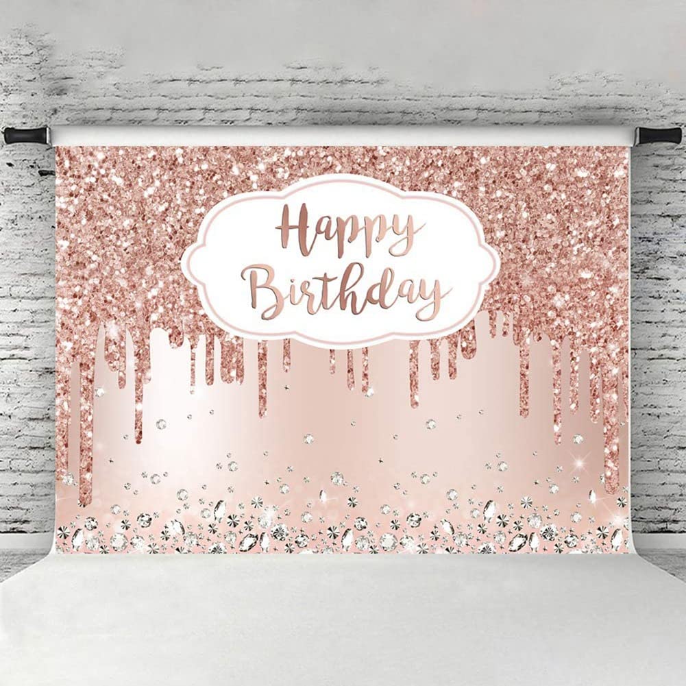 Happy Birthday Banner – Großer Stoffhintergrund Für Geburtstagsfeiern (180x109 Cm), Bunt, Wiederverwendbar
