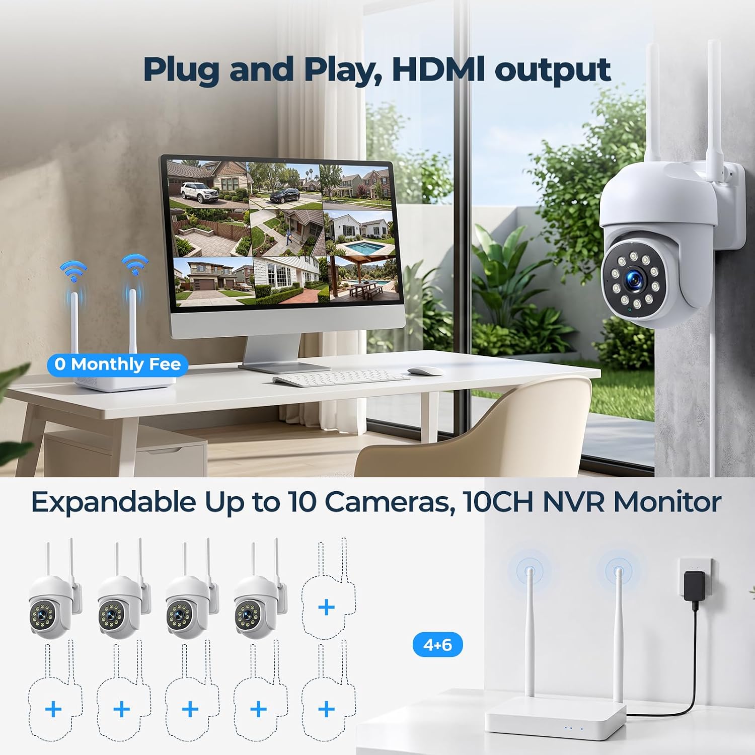 CAMCAMP Wireless Security Camera System 8 PTZ Home Security Cameras 9 71TLUbwNvQL. AC SL1500