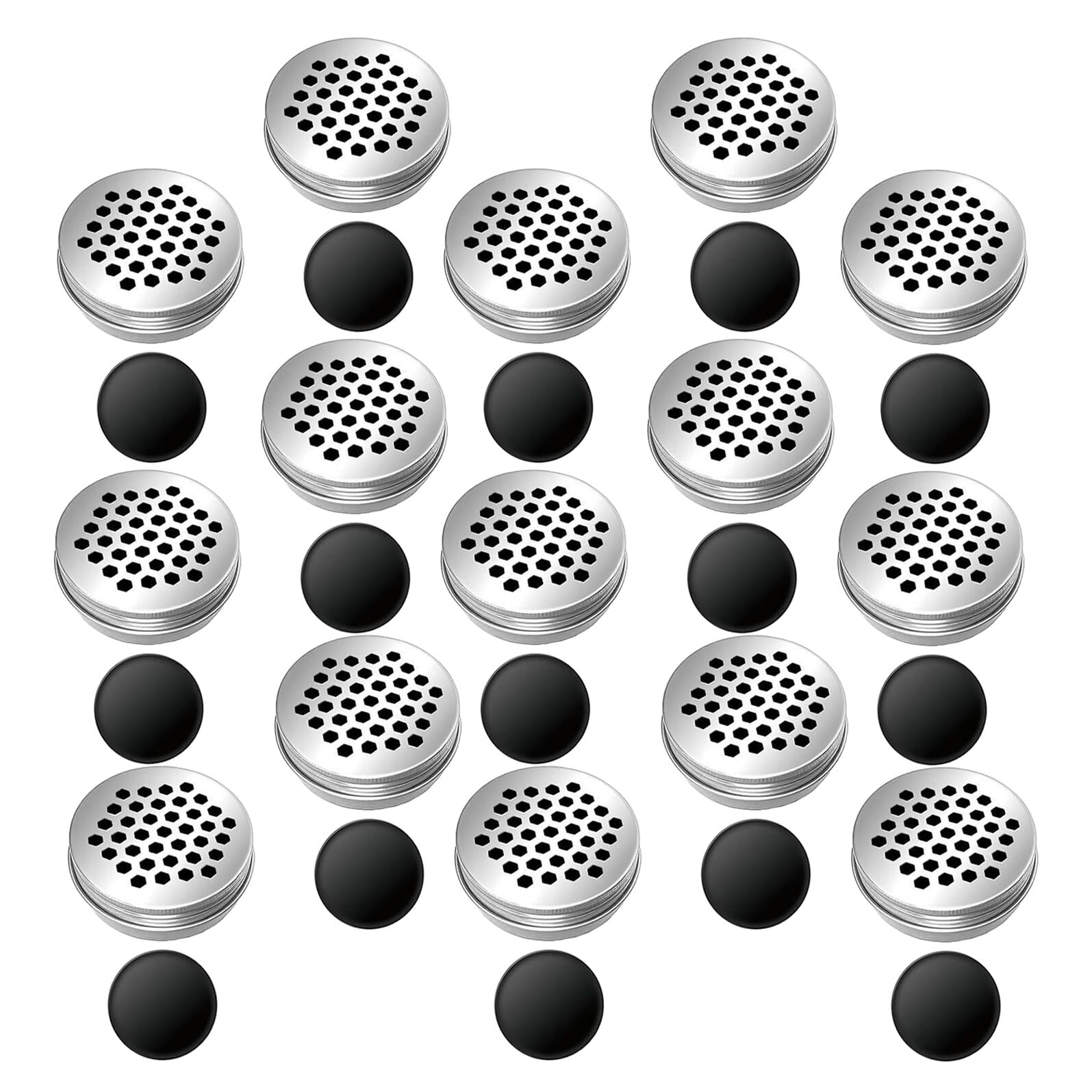 Boîtes d'entraînement olfactif chien aluminium magnétique pour jeu de flair