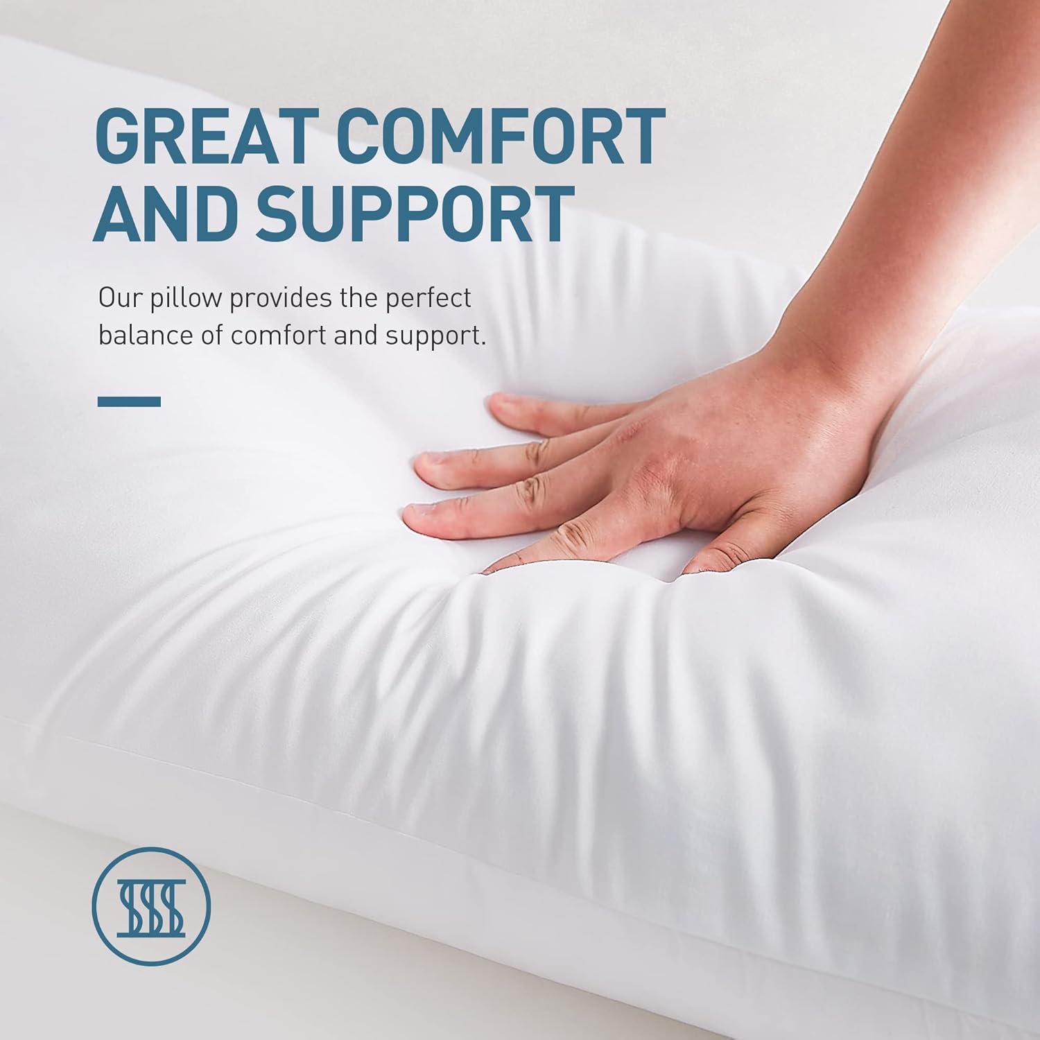 Acanva Fluffy Body Pillow for Adults and Pregnancy, Soft Long Full Pillow Insert for Side Sleepers : Home & Kitchen