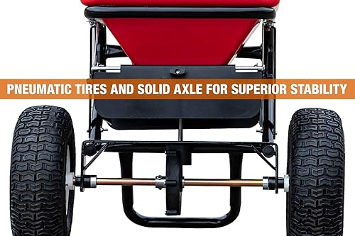 Miniatura 4 de Buyers Products Walk Behind Push Snow Rock - Esparcidor de sal 3039632R Grounds Keeper capacidad de 100 libras rojo y Vikan Remco 63002 cuchara de