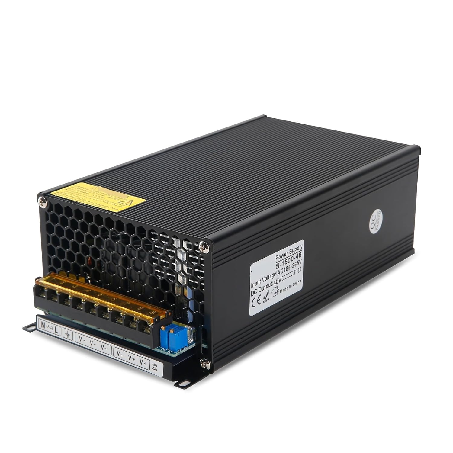 AC to DC 48V 31.2A 1500W Switching Power Supply Drive Transformer for CNC Motor Industrial Electronic Electrical Equipment Etc. 1Pcs(AC 85-145V)