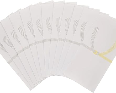 Funeral Japanese Envelopes 12pcs Koden Cash Gifts | An envelope that holds money to be offered to the spirits of the dead at funerals such as Japanese Buddhism.