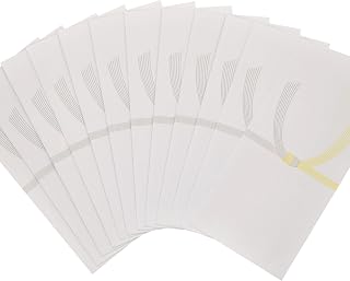 Funeral Japanese Envelopes - 12pcs (Kodenhukuro Koden) - Japanese Money Envelopes for Cash Gifts - Paper, Rectangular, Tuck Flap Closure