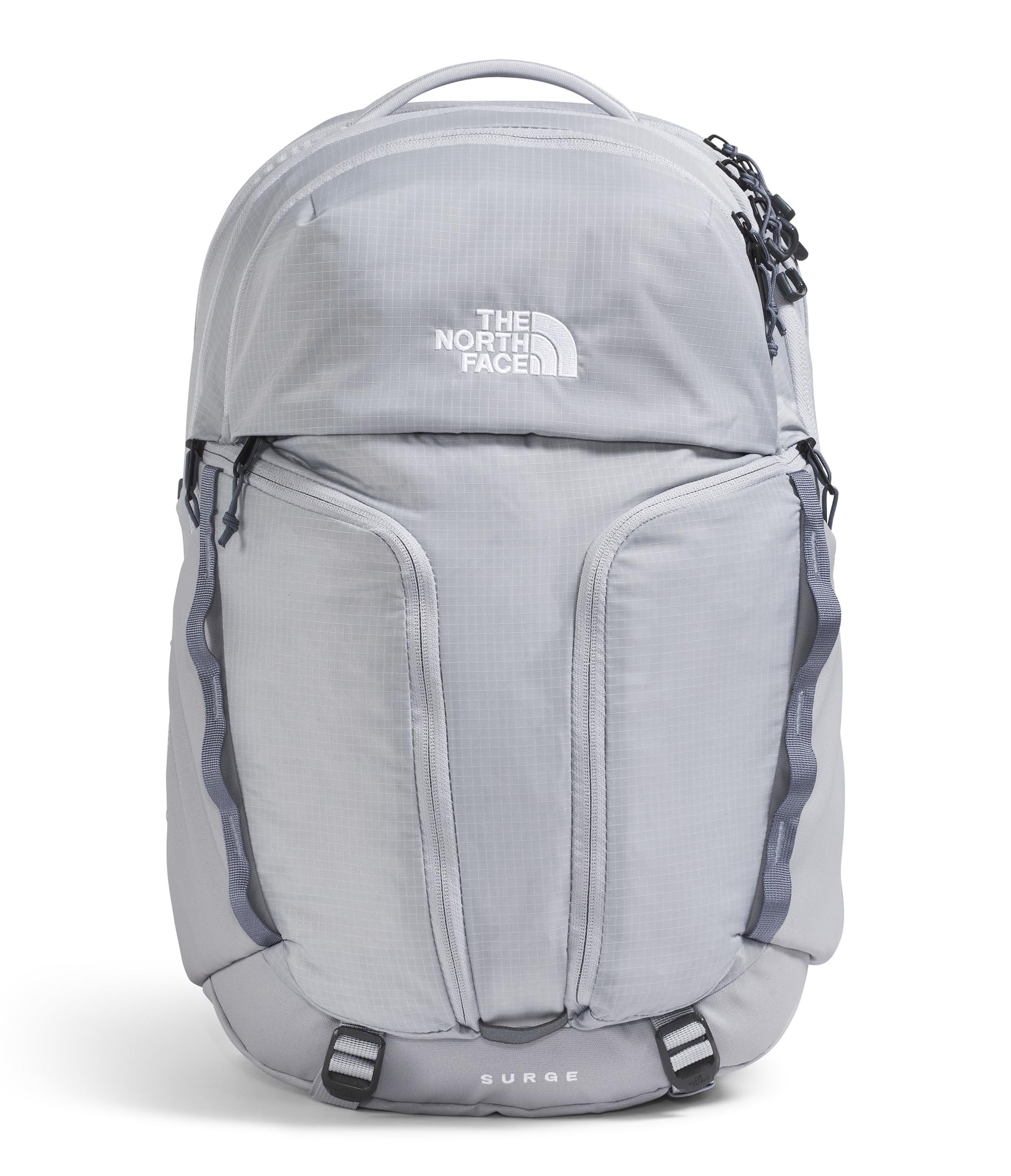 The North Face Women's Surge Commuter Laptop Backpack - Everyday Travel Bag, Laptop Sleeve, Water-Repellent, Blue Flax/Twilight Galaxy, One Size