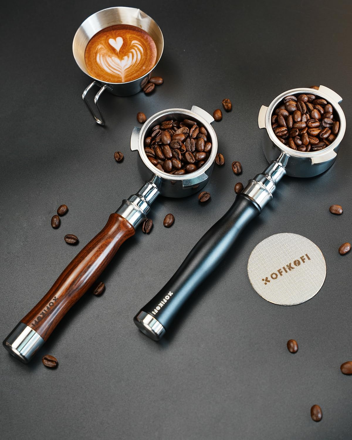 51mm Bottomless Portafilter 3 Ears Compatible with Delonghi Dedica EC680/EC685/EC885 and SMEG, EUPA Espresso Machines, Espresso Naked Bottomless Portafilter with Puck Screen and 18g Filter Basket