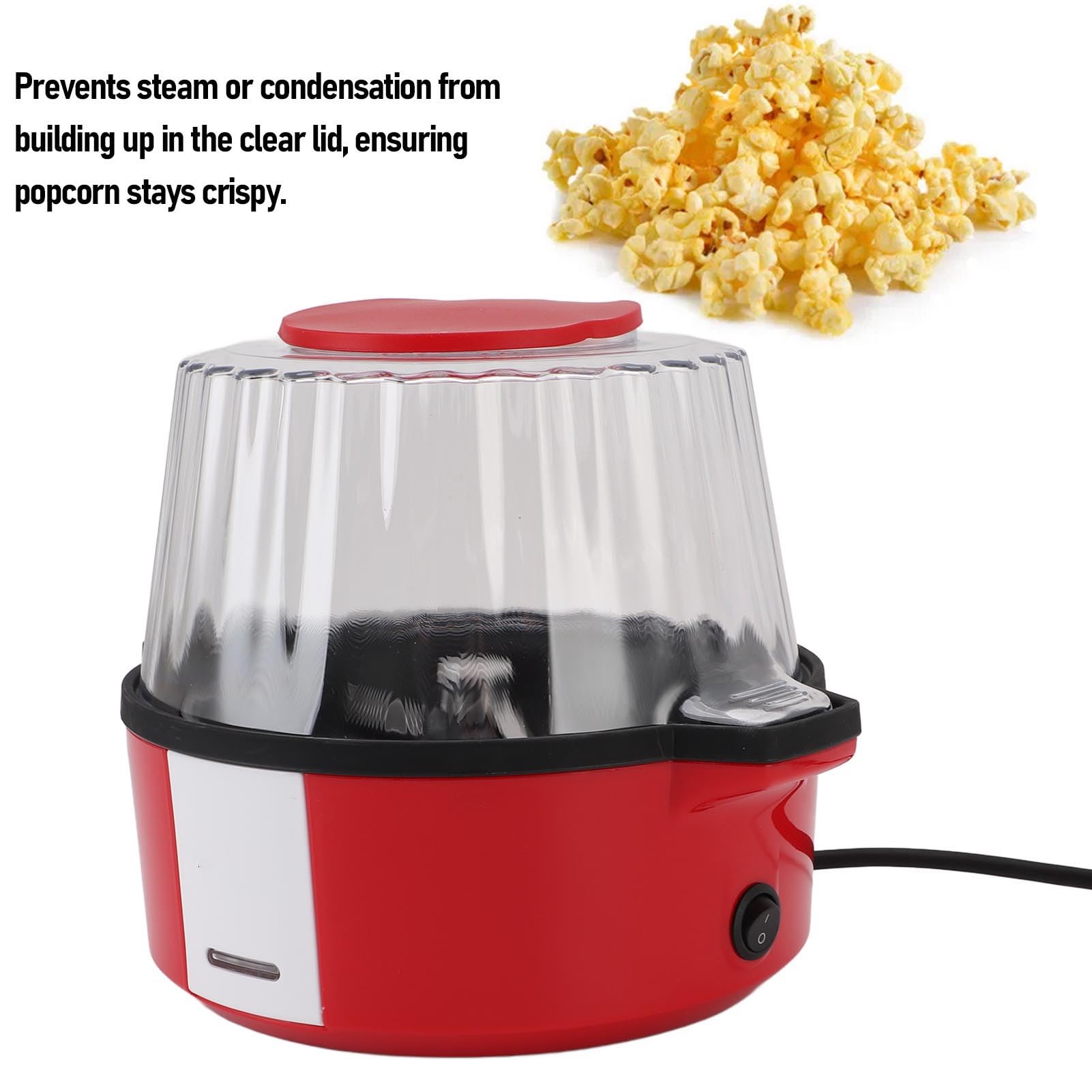 Producent Popcorn, Pełny Automatyczny Maszyna z Małym Domowym Domem z wyjmowaną pokrywką na Wieczory Filmowe Wszelkiego Rodzaju Imprezy (BAOFUYAtdhyw8gs2u-11)