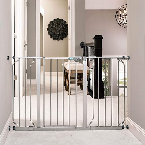 Miniatura 2 de Regalo Easy Step 49-Inch Extra Wide Baby Gate, Includes 4-Inch and 12-Inch Extension Kit, 4 Pack of Pressure Mount Kit and 4 Pack of Wall Mount Kit
