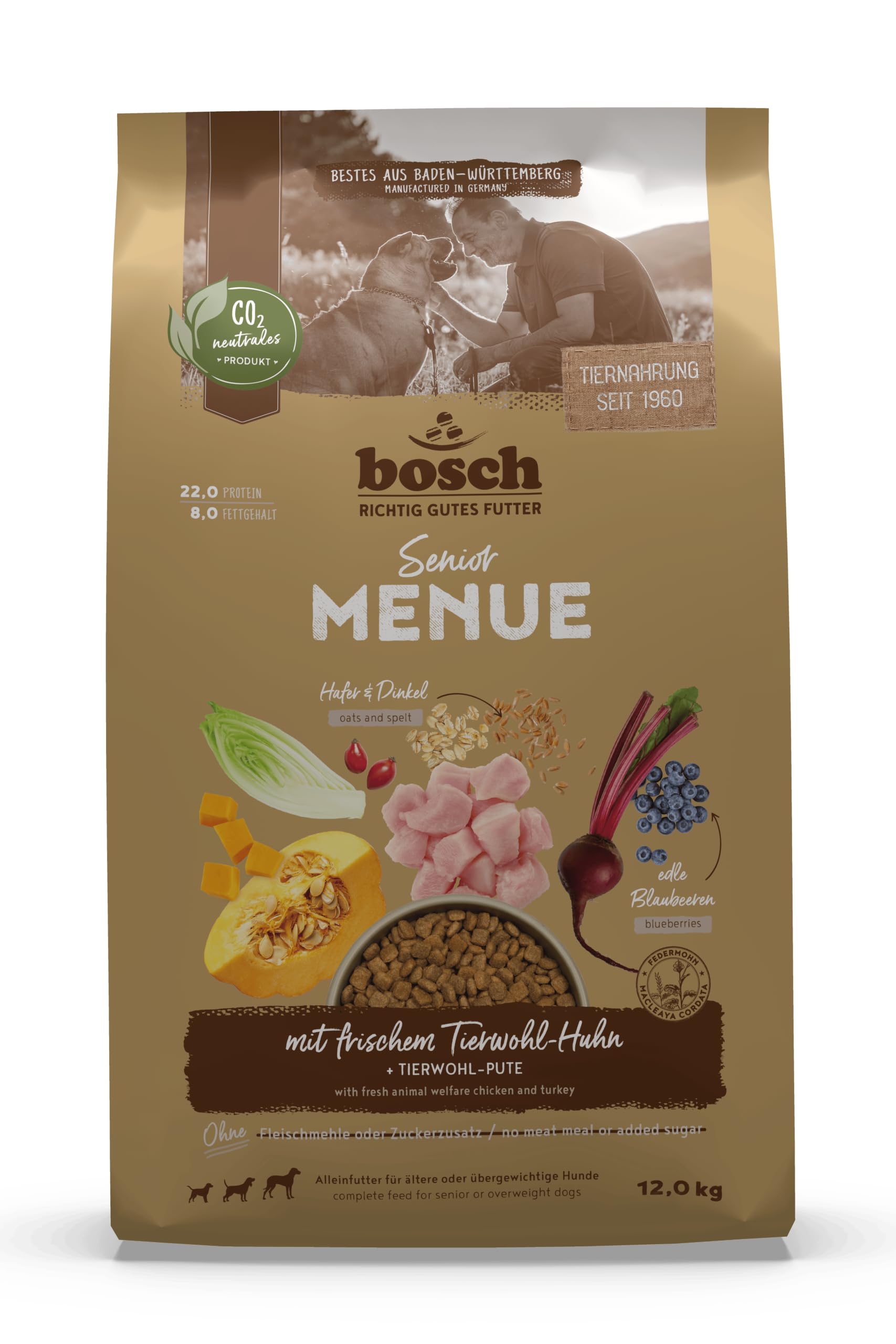 Bosch HPC Menue Senior mit Tierwohl-Huhn12 kg