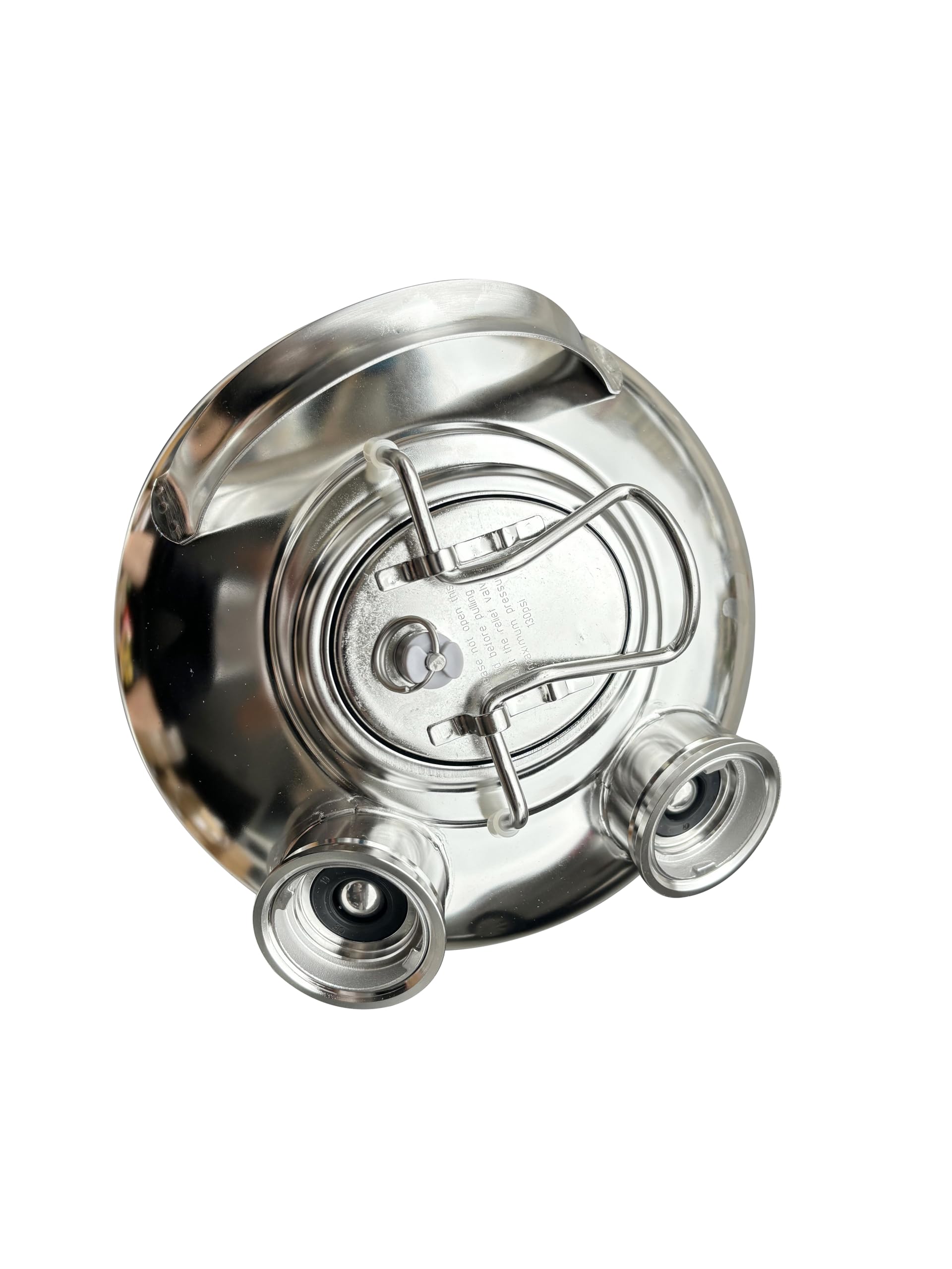 Barril de limpieza de línea de cerveza de 2.5 galones, kit de limpieza de línea de cerveza con acoplador 2 D hecho de acero inoxidable, limpiador de líneas de cerveza utilizado para