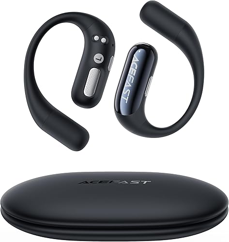 Acefast AceFit Air Open Ear Headphones, Wireless Earbuds with Rich Bass, Bluetooth 5.4 Sports Headphones with Charging Case, 32H Playtime Earbuds IP54 Waterproof for Running, Cycling, Walking, Workout