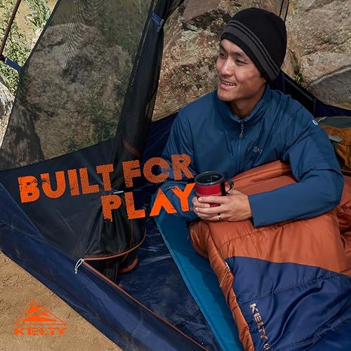 Vista 18 de Kelty Bolsas de Dormir Kelty Mistral Saco de Dormir Sintético para Acampar
