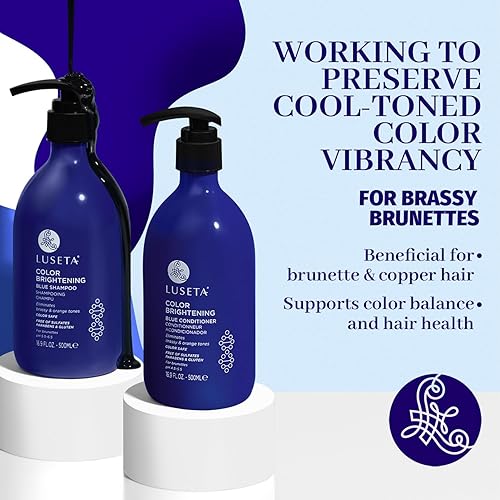 Miniatura 10 de Luseta - Juego de champú y acondicionador de rutina sin enredos para mujeres y hombres, sin sulfato, champú y acondicionador para desenredar con