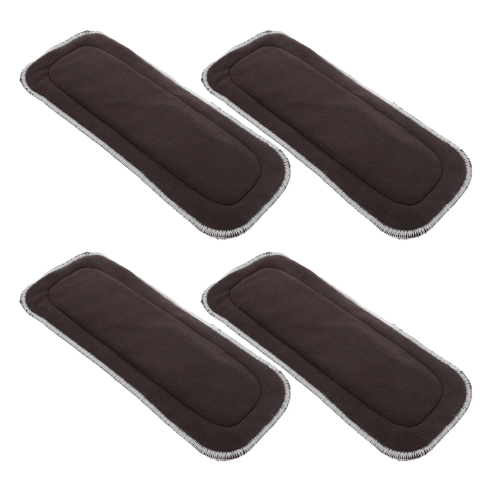 Inserts de couches lavables en microfibre ultra-absorbante 4 pièces pour bébé - 8