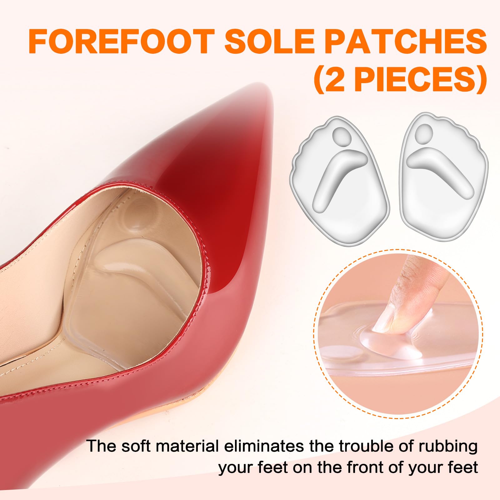 Almohadillas de talón para zapatos sueltos, almohadillas de talón para zapatos demasiado grandes, para hombres y mujeres, protectores de talón ultra relajantes para el dolor de talón