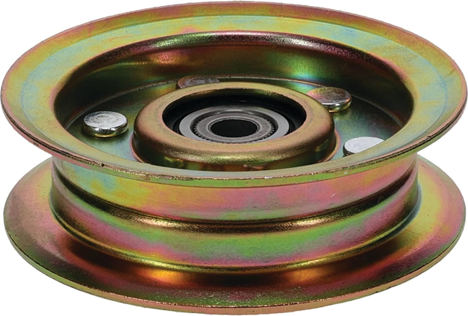 Stens 280-623 Flat Idler Compatible with/Replacement for AYP 42"-44" Decks 104360X, 131494, 173438, 532173438, AM103287, AM103480, AM108923, AM37321, 532131494, 532173438 3/8" ID, 3 7/8" OD