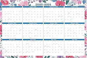 At a Glance Wall Calendar 2023-2024: Keep Your Schedule and Style in Check