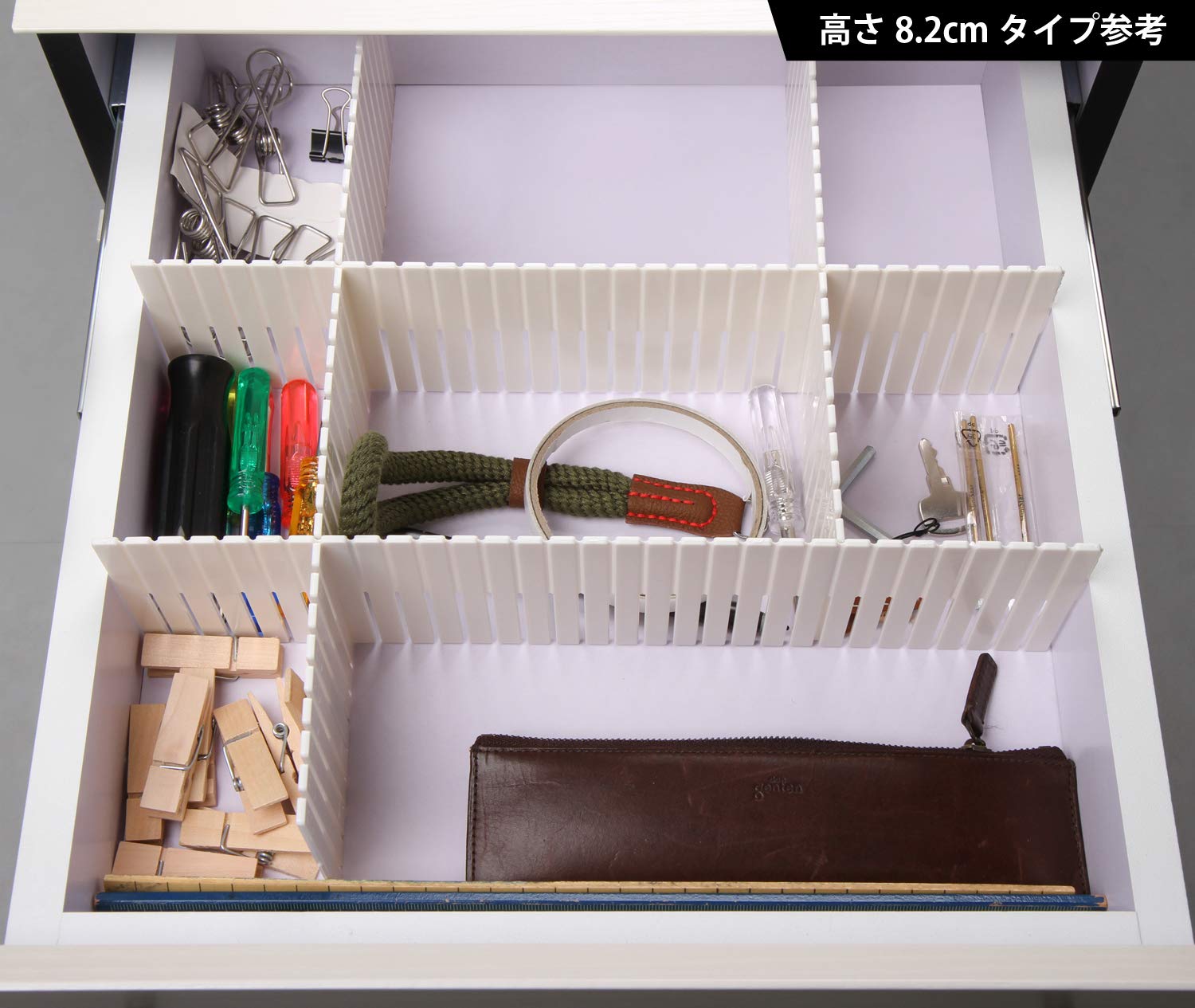 Amazon.co.jp: アストロ 仕切り板 5枚組 約47.7×5×0.2cm ホワイト