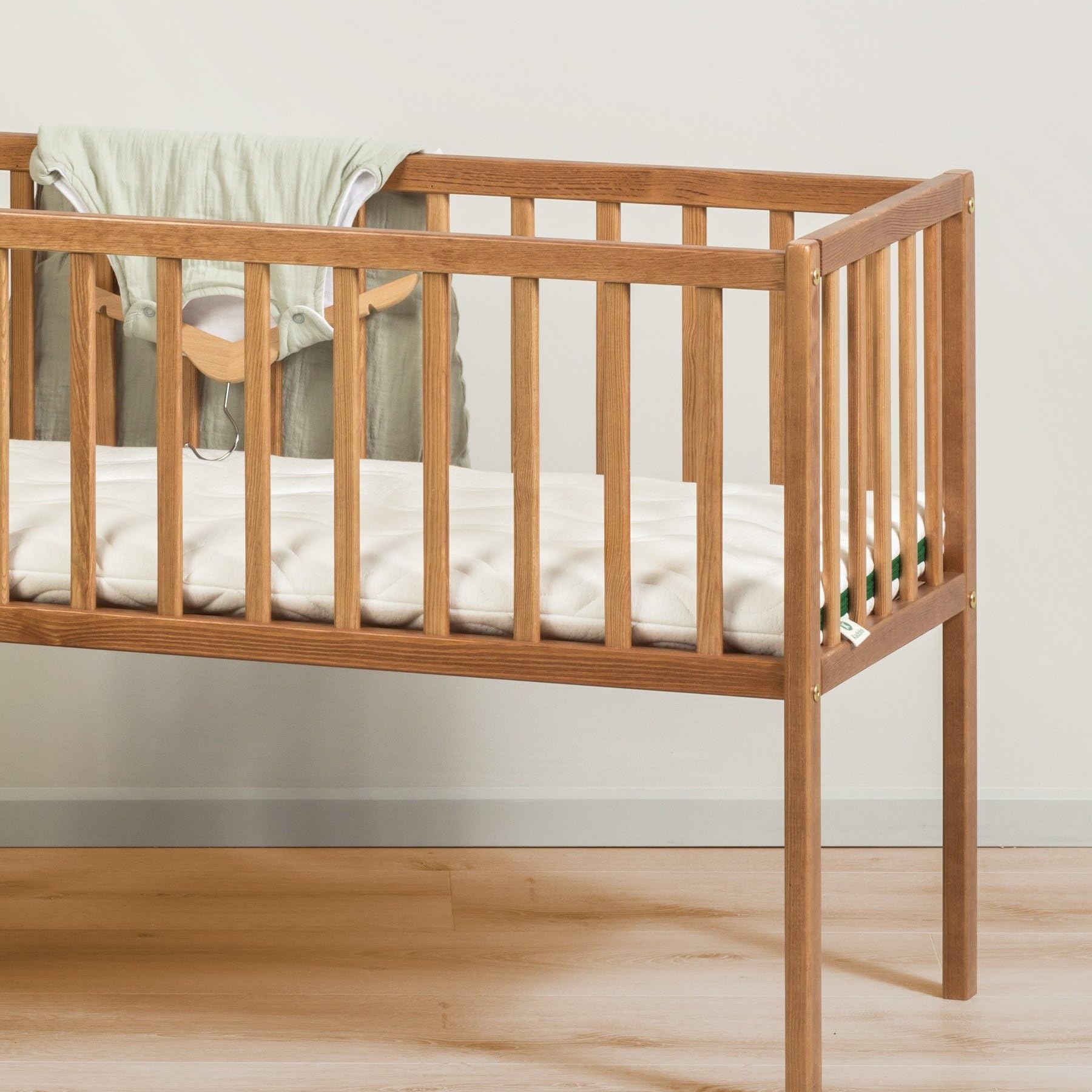 Kadolis - Matratze Wiege 40x80x5 cm Aloe R - Geeignet für Wiegen und Cododos - Schaumstoffmatratze mit abnehmbarem und waschbarem Bezug - ÖkoTex Zertifiziert