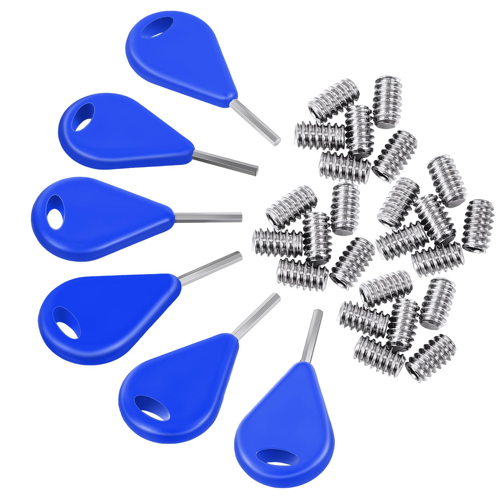 Snapklik.com : Tandefio 6 Pcs Surf Fin Key & 24 Pcs Screws For Surfing ...