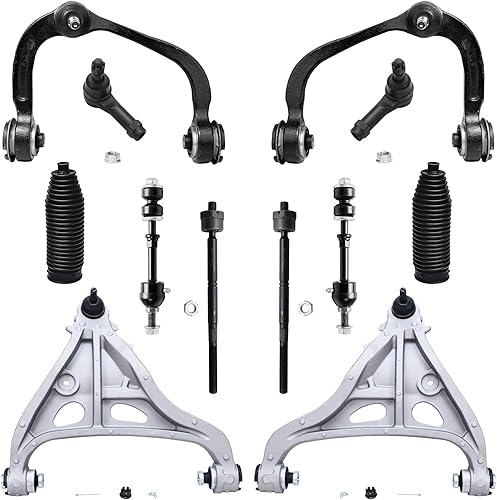 Miniatura 114 de Detroit Axle - Kit de suspensión delantera FWD de 12 piezas para Toyota Matrix Pontiac Vibe 2003 2004 2005 2006 2007 2008, 2 brazos de control