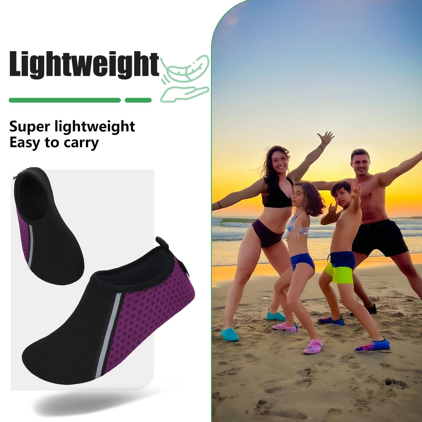 SAGUARO Scarpette da Scoglio Scarpe da Sport Acquatici, Unisex