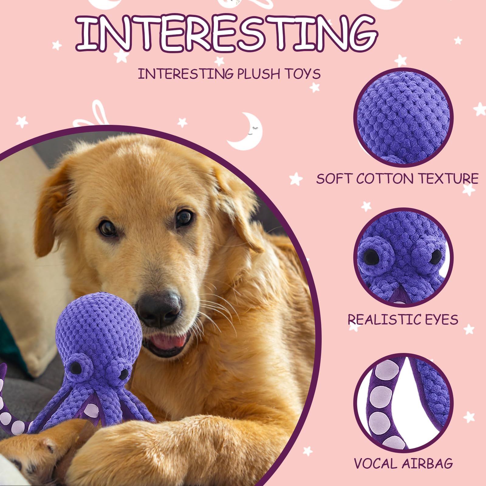DXPETA 2025 New Octopus Dog Toy - Image 4