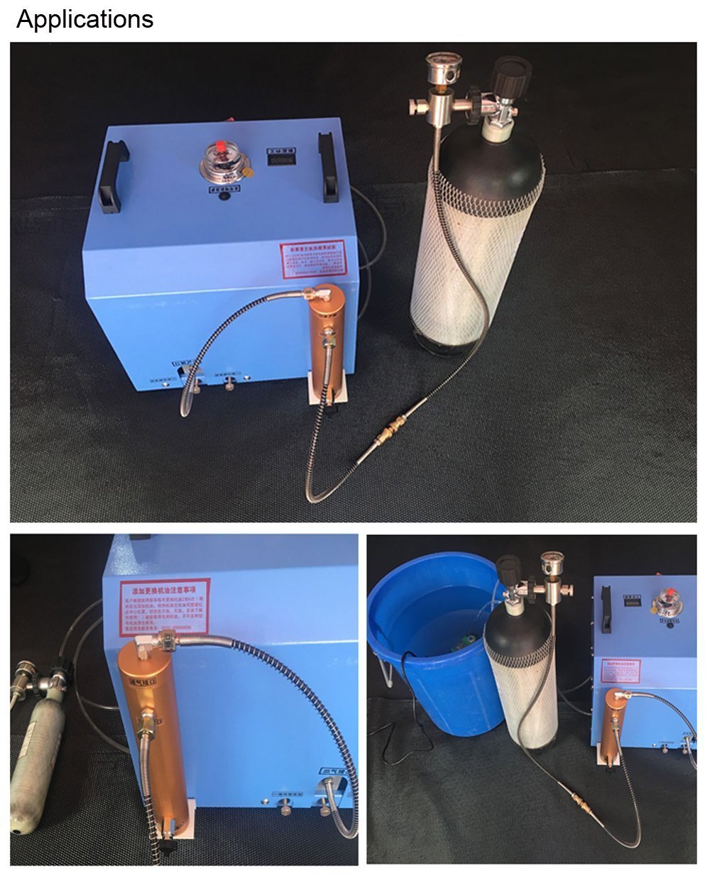 Jian ya NA 30 Mpa filtro aria ad alta pressione esterna water-oil separatore di filtrazione per aria compressore d' aria pompa immersione