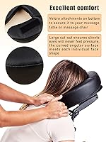 Vista 5 de Kalolary Cojín de masaje para mesas de masaje, reposacabezas universal de media luna, reposacabezas para cuello, almohada para sillas de masaje