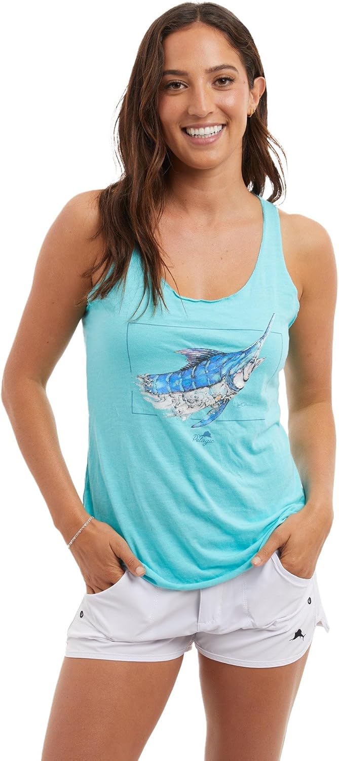 PELAGIC Women's Goione Marlin Tank Top