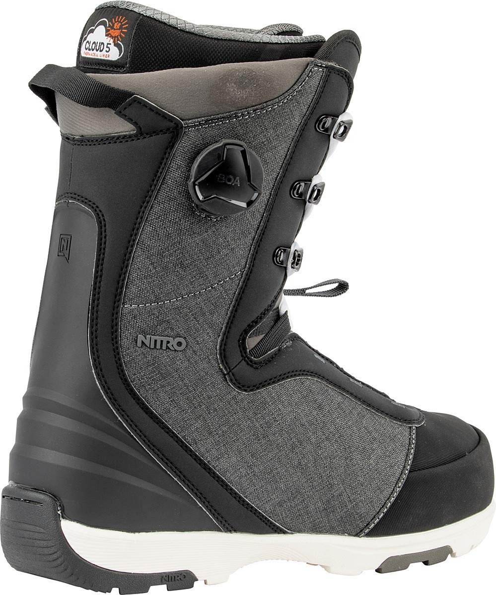 Nitro Snowboards Herren Club HYBRID BOA '20 All Mountain Freeride Freestyle Schnellschnürsystem Boot Scarponi da snowboard