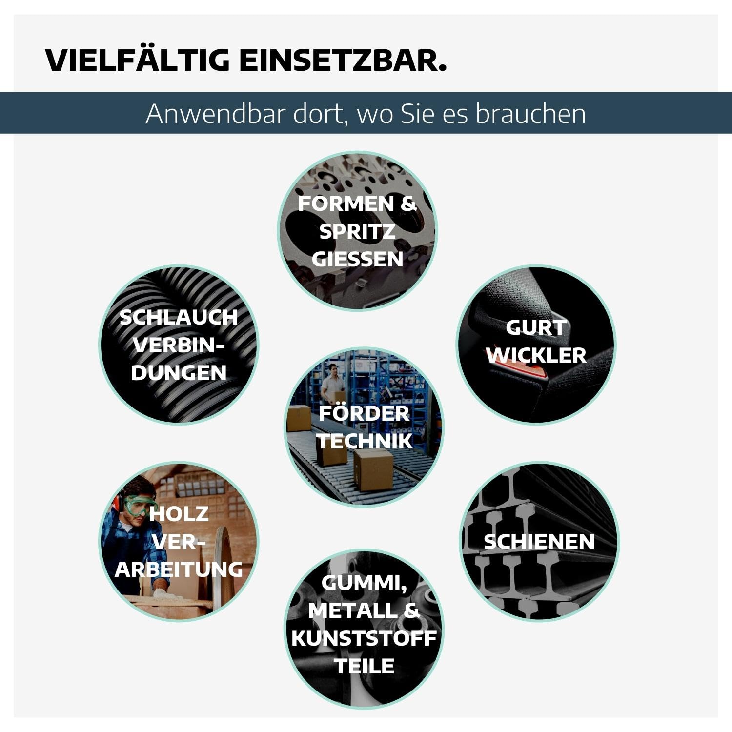 12 x Silikonspray 400 ml I Schutz für Metall, Kunststoff & Gummi I Silikonspray Gleitspray für Schaniere & Gelenke I Silikonspray Auto bis 200°C hitzebeständig I Gummi Spray