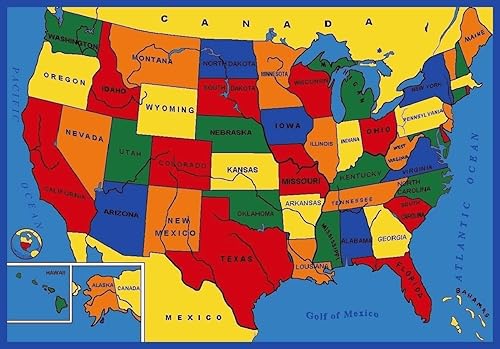 Miniatura 2 de Champion Rugs Alfombra de área educativa antideslizante (8 pies x 10 pies)