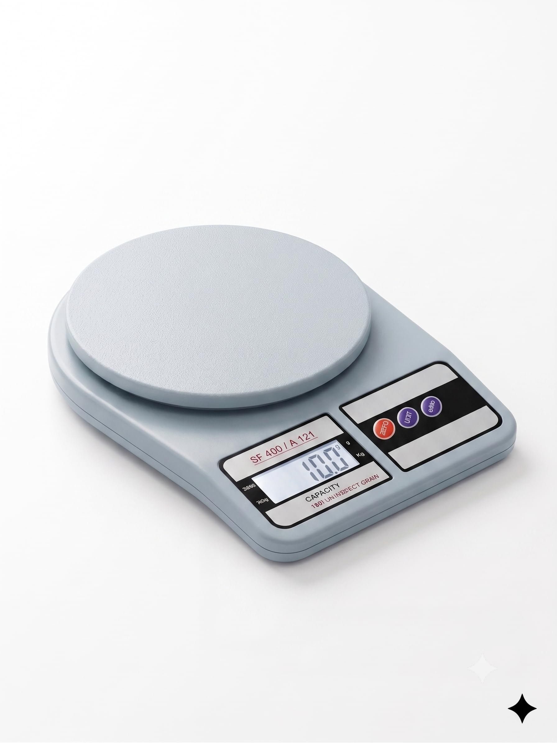 K1 Series Digital Kitchen Weighing Scale 10 kg, Electronic Weight Machine with LCD Display for Baking, Cooking, Food & Diet, SF-400/A121.-image-12