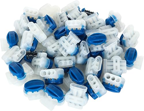 STARVAST 40 x Robot Mower Cable Connectors Filled with Original Resin Gel, 314 Waterproof Connectors for Automower Robot Mower Connectors - Waterproof, Safe, Unnecessary Stripping - 6