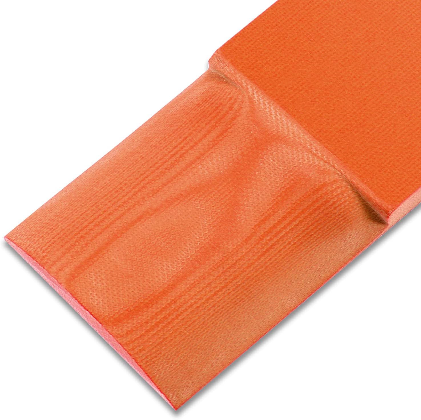 EZSMITH G10 Handle Making Sheet - (Hunter Orange) - (3 x 12 x .187 Inches) - (USA Made) - for Knife & Tool Handles, Gun Grips, Inlays, Art Projects