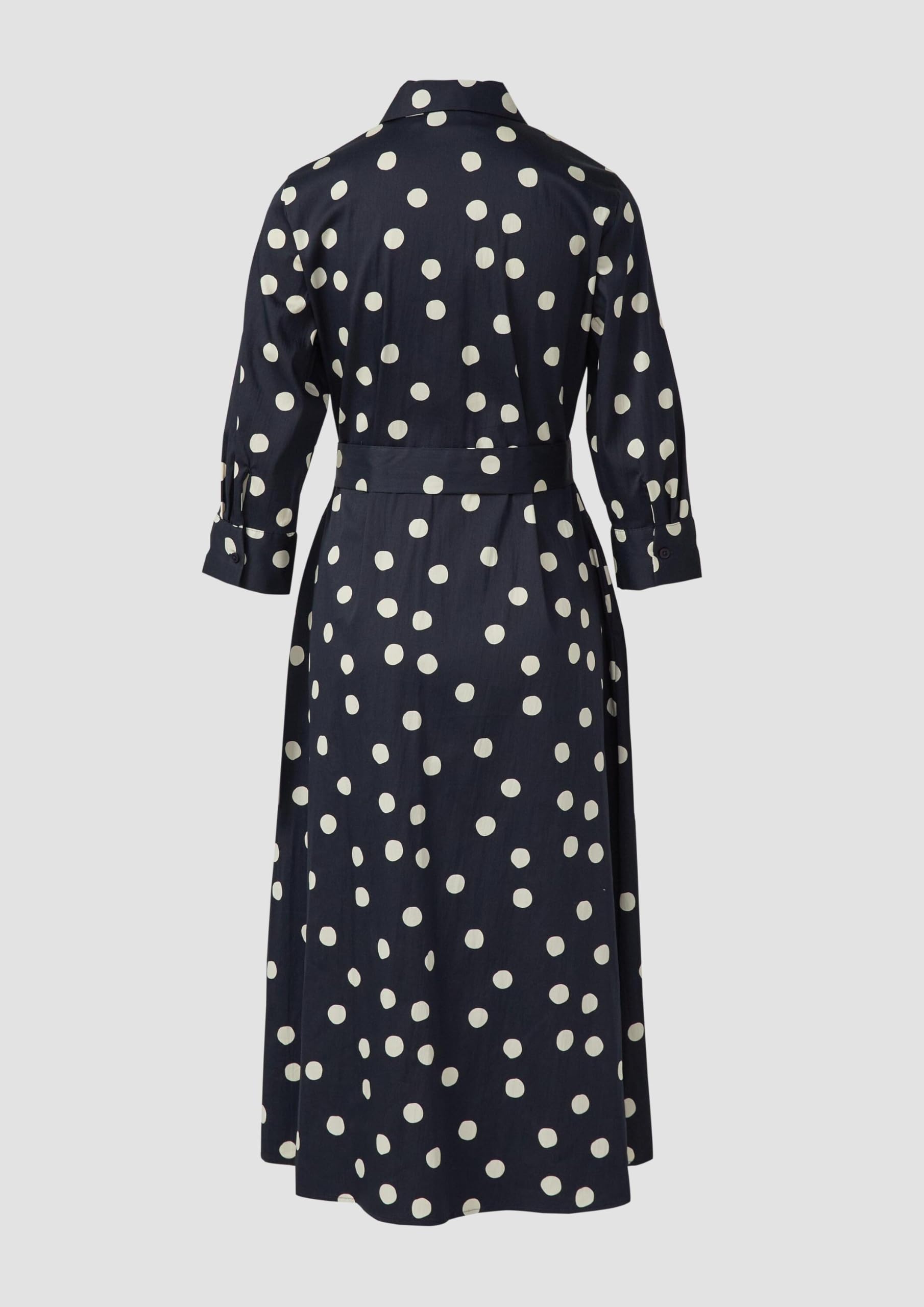 s.Oliver Elastisches Baumwollkleid mit Viskosefutter