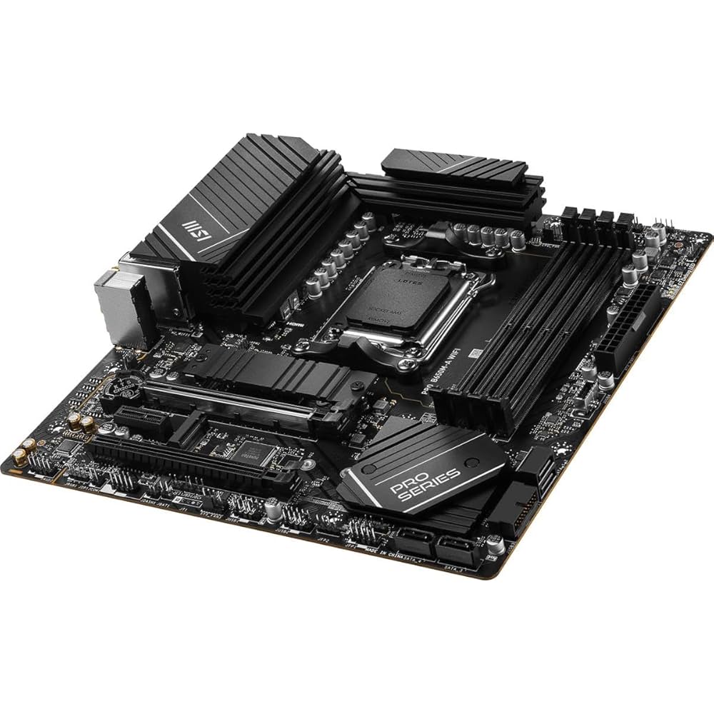 MSI PRO B650M-A WiFi ProSeries マザーボード Amazon.com: MSI PRO B650M-A WiFi V1 Motherboard, Micro-ATX