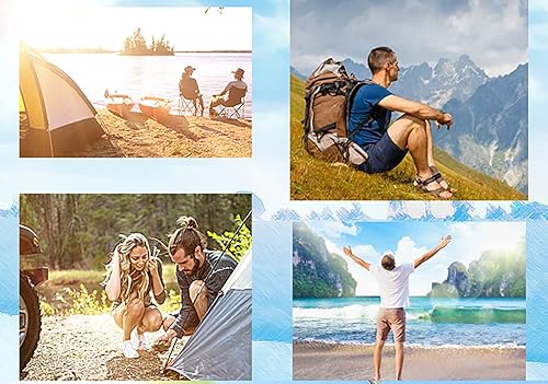 Miniatura 5 de Pantalones cortos de senderismo para hombre, de secado rápido, estilo cargo, casual, para exteriores, elásticos en 4 direcciones, ligeros, de verano