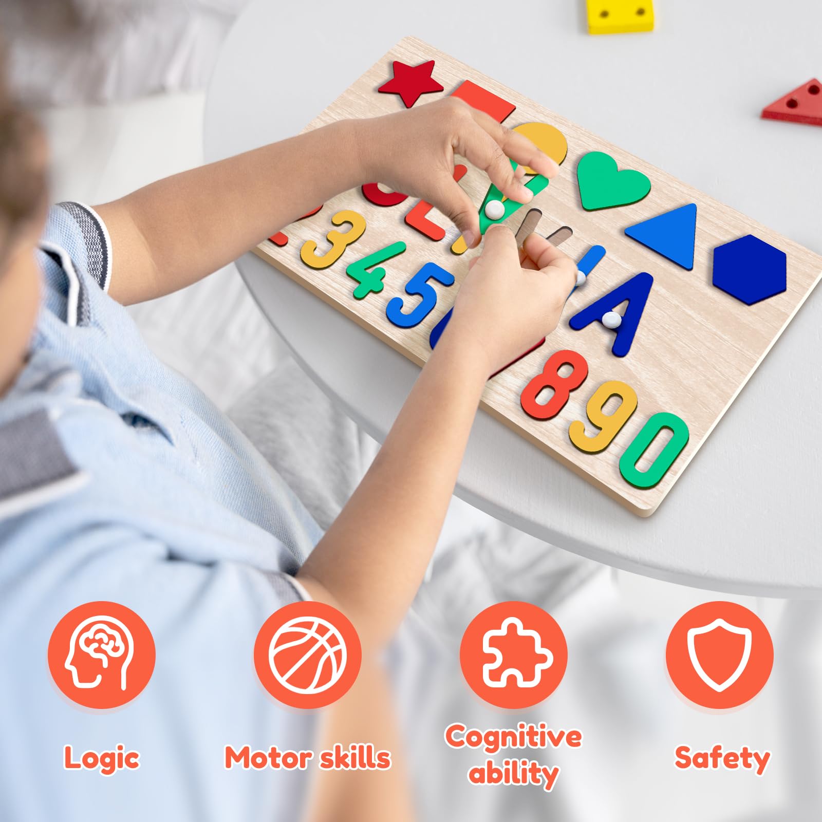 Mud Pie Children's Puzzle, Peek-A-Boo