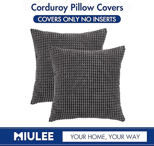 Vista 53 de MIULEE - Fundas de almohada decorativa Funda de cojín suave y sólida para sofá cama Dormitorio.