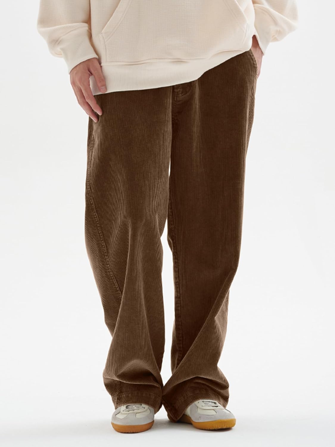 HOTake Men's Casual Loose Fit Stretch Corduroy Pants - Image 6