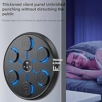 Vista 9 de Segunda Generación de Máquina de Boxeo con Música con Guantes de Boxeo, Máquina de Boxeo Montada en Pared con Música, Entrenador de Boxeo con Música