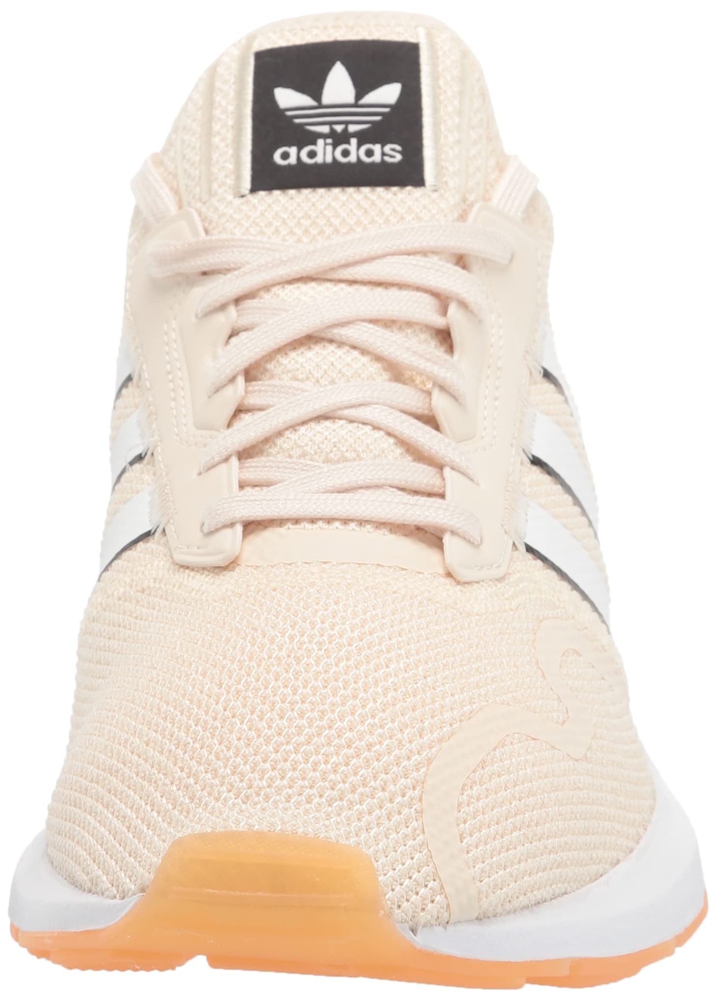 adidas Originals Women's Swift Run Sneaker, Wonder White/White/Black, 11