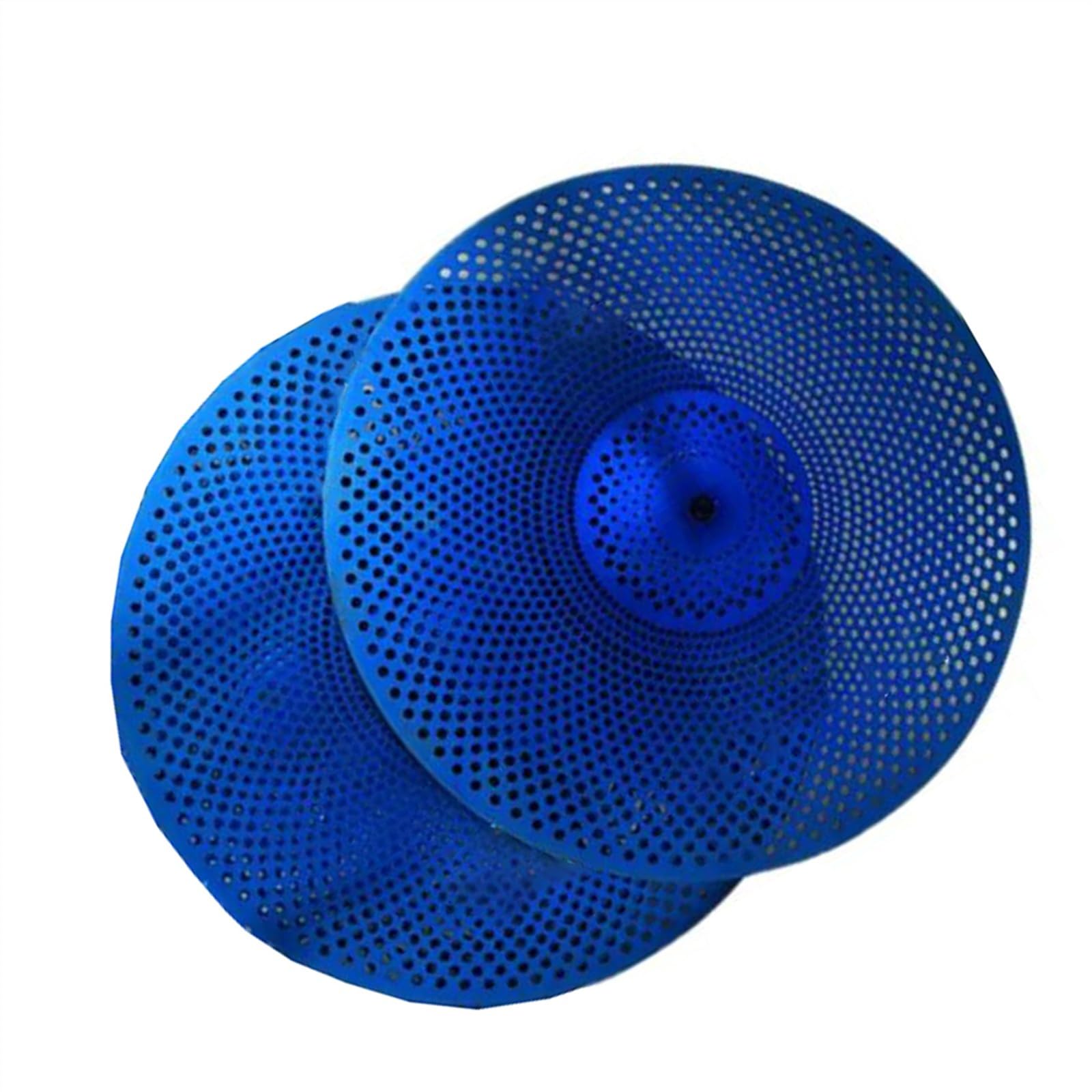 Blue Percussion Instrument Cymbales Charleston 14" Cymbales Professionnelles À Faible Volume Cymbales D'entraînement Accessoires pour Percussions