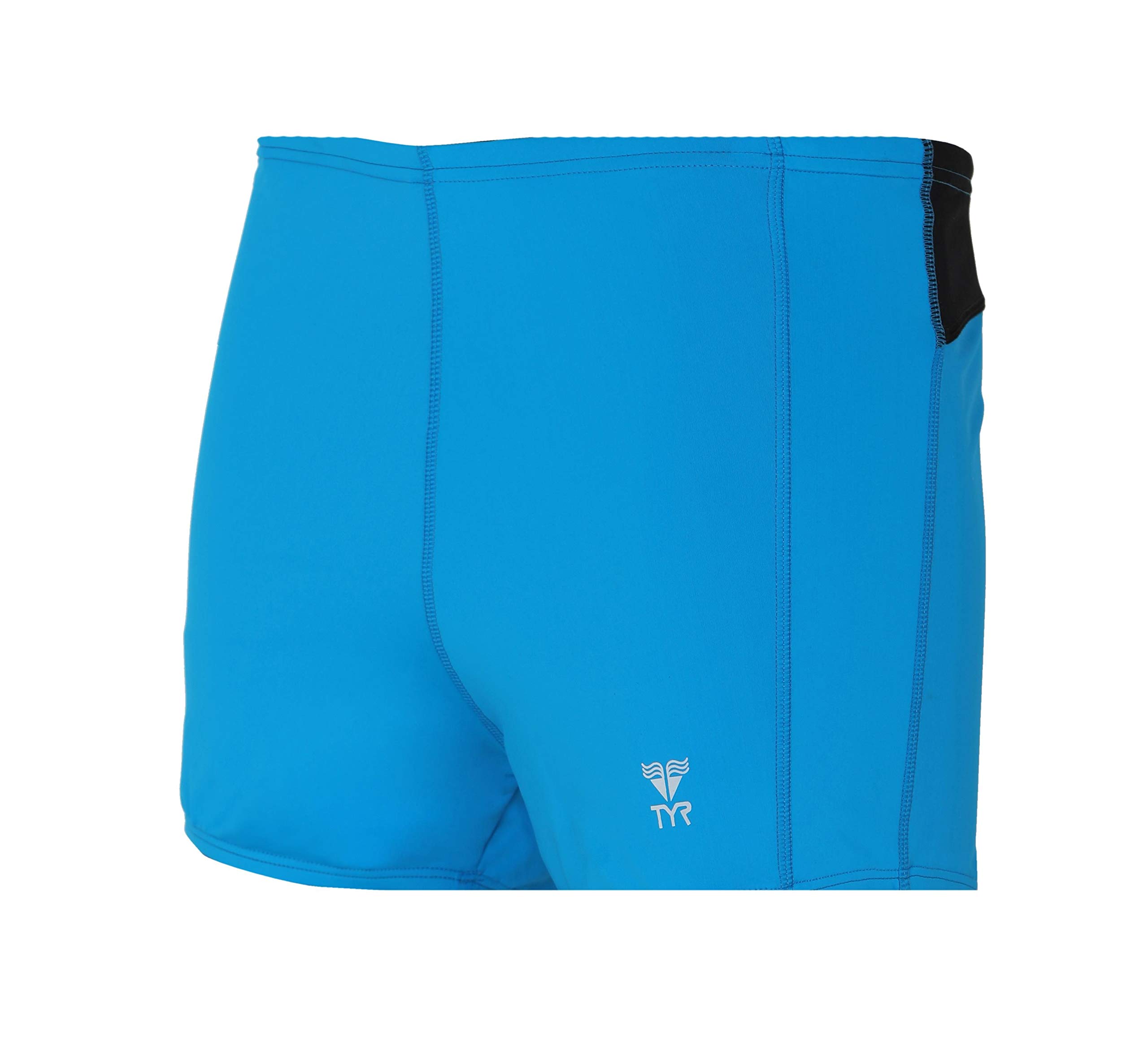 tyr Polyester Alliance Splice Men Squareleg, XXL/40 (Turquoise- Black)-picture-41