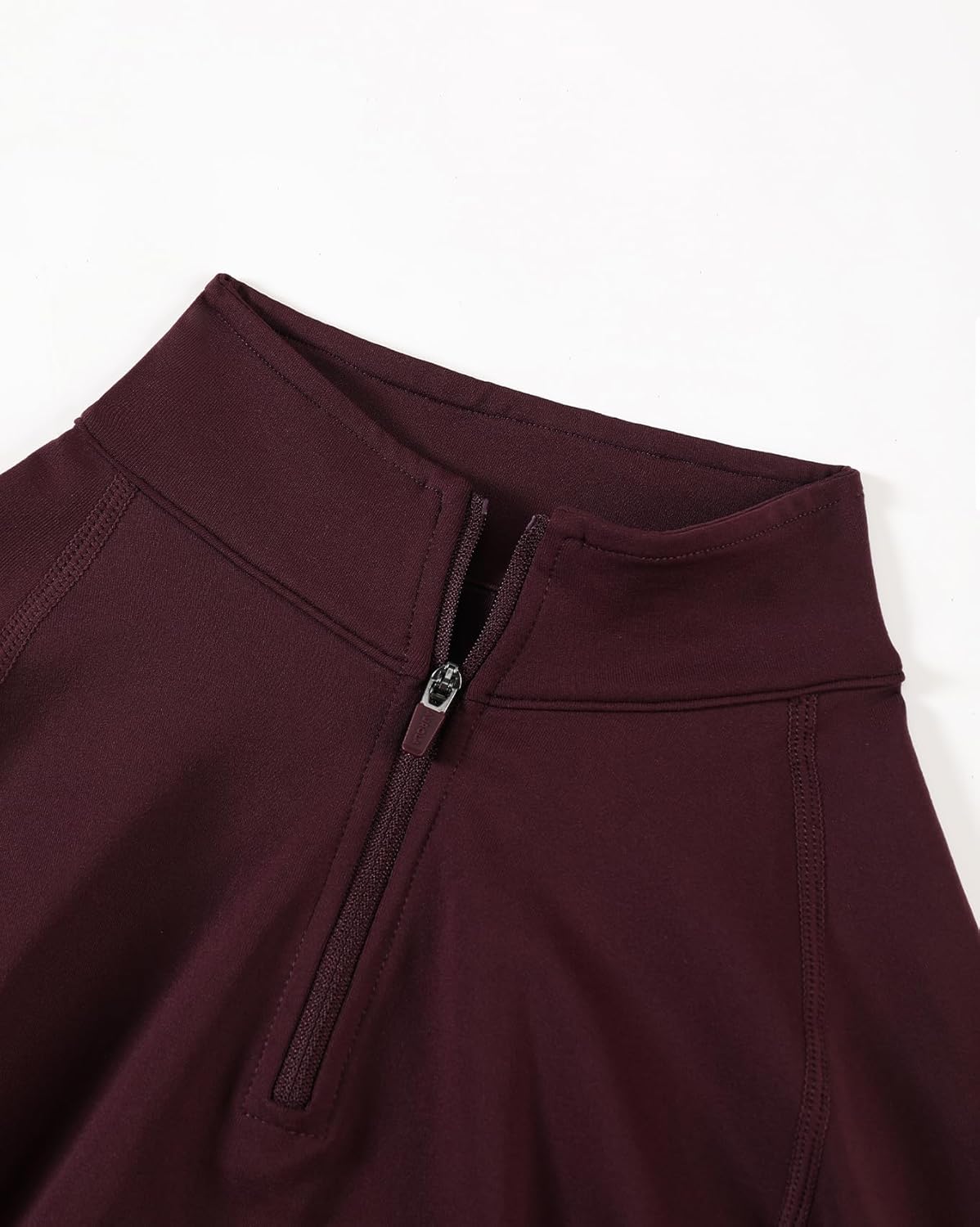 AUROLA Influence Workout Jacket for Women, Half Zip Cropped Slim Fit Long Sleeve Yoga Jackets Athletic Top with Thumb Holes - Image 3