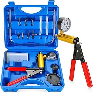 2 in 1 Handheld Vacuum Pump Brake Bleeder Kit for Motorcycle, 16 pcs Brake