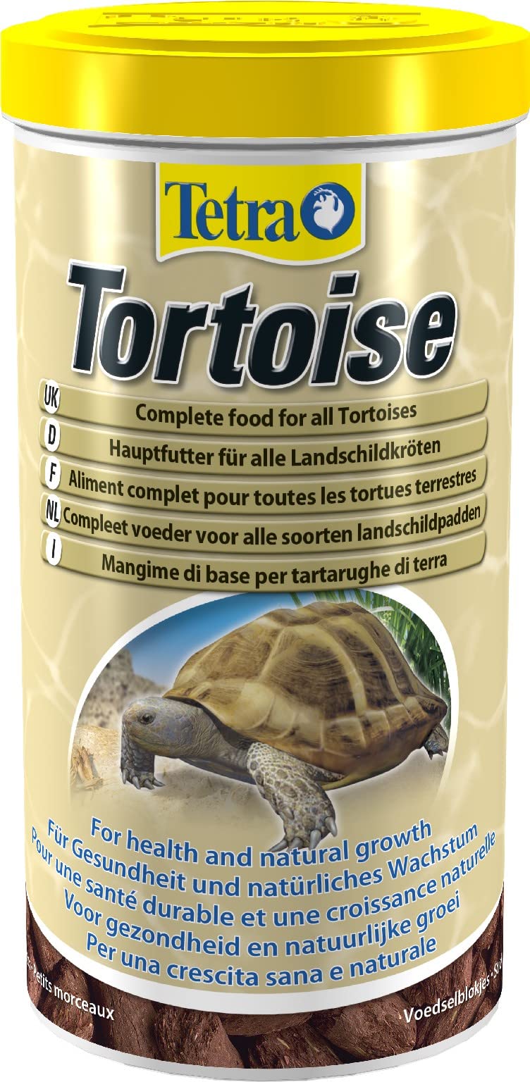 Tetra Tortoise - Alimento completo para tortugas terrestres para una alimentación específica, lata de 1 L