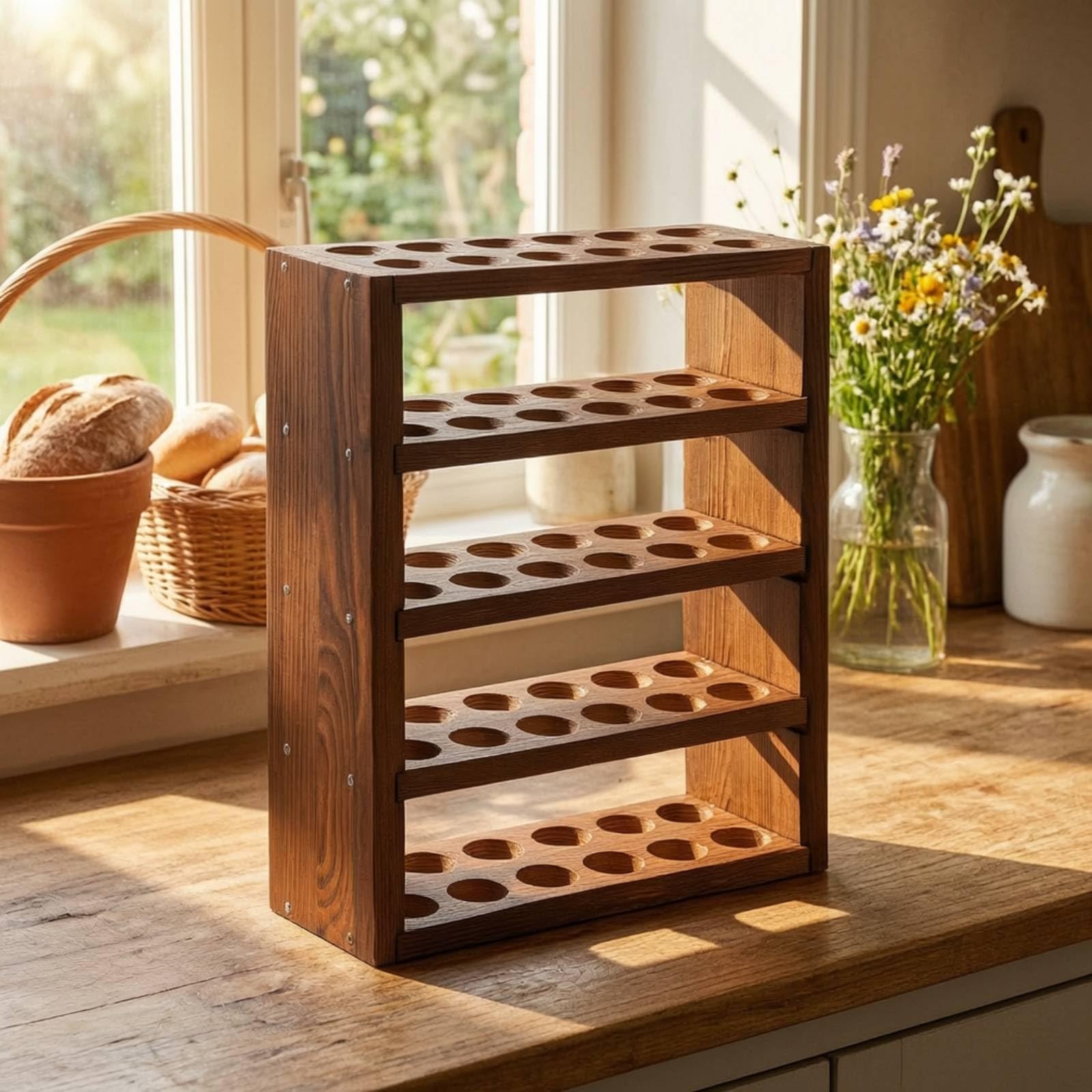 Soporte para Huevos Encimera Compacto